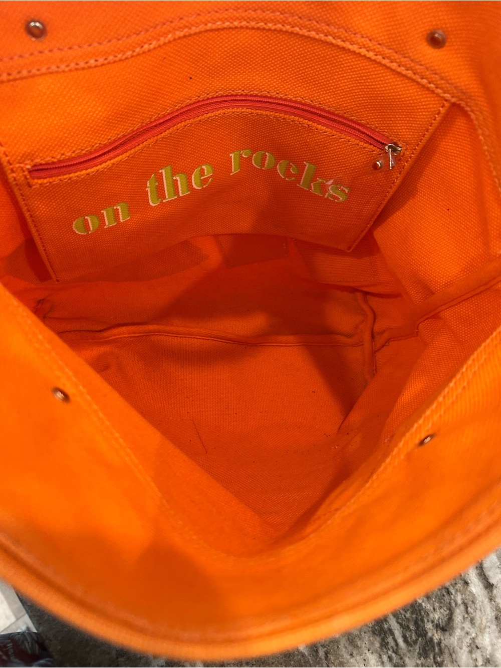 Vintage rare kate spade on the rocks bon mot shopper tote bag has wear stains - Picture 10 of 10